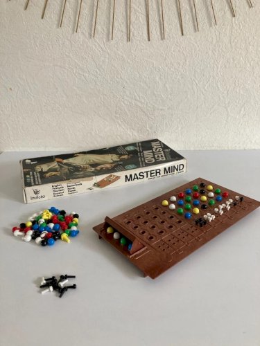 7 ⚜️ Ancien Jeu de Société The Original Invicta Master Mind Année 1972 Vintage
