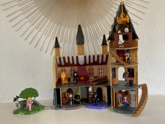 724⚜️ Jouet Château de Poudlard Magical Harry Potter et Figurines Sons & Lumière