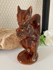 724⚜️ Tirelire Caisse D'épargne de Cambrai Écureuil en Céramique Hauteur 20 Cm