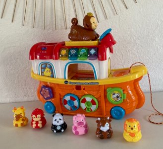 724⚜️ Vtech Tut Tut Animo The Super Animal Boat Complete with Lights & Sounds