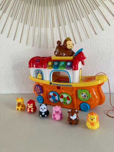 724⚜️ Vtech Tut Tut Animo Le Super Bateau Des Animaux Complet Lumineux & Sons