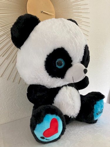 725⚜️ Grande Grosse Peluche Doudou Panda Peluche Du Parc Nigloland Hauteur 60 Cm