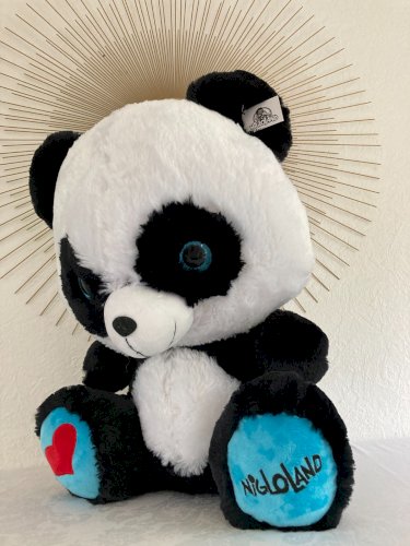 725⚜️ Grande Grosse Peluche Doudou Panda Peluche Du Parc Nigloland Hauteur 60 Cm