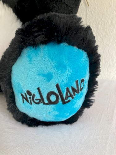 725⚜️ Grande Grosse Peluche Doudou Panda Peluche Du Parc Nigloland Hauteur 60 Cm