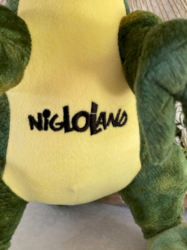 725⚜️ Grande Peluche Doudou Dinosaure Aventure Du Parc Nigloland Hauteur 50 Cm