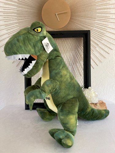 725⚜️ Grande Peluche Doudou Dinosaure Aventure Du Parc Nigloland Hauteur 50 Cm