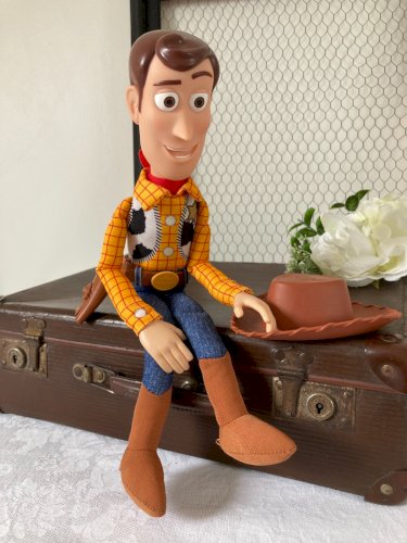 725⚜️ Peluche Doudou Toy Story Le Shérif Woody Disney Pixar Parlant