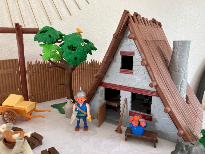 725⚜️Playmobil Astérix Le Banquet Du Village Astérix Réf 70931 + Boite D'origine