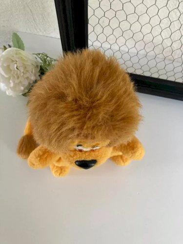 8 ⚜️ Ancienne Peluche Mascotte Le Lion Jaune LCL Crédit Lyonnais Ajena Vintage