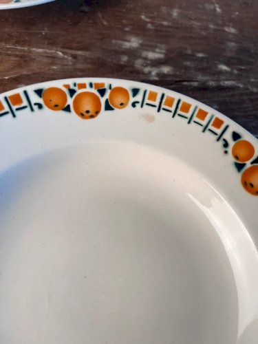 8 assiettes creuses Saint Amand Céranord