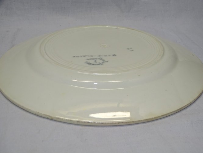 -8 BELLES ASSIETTES A DESSERT CERAMIQUE BADONVILLER modèle MARIE CLAIRE      D