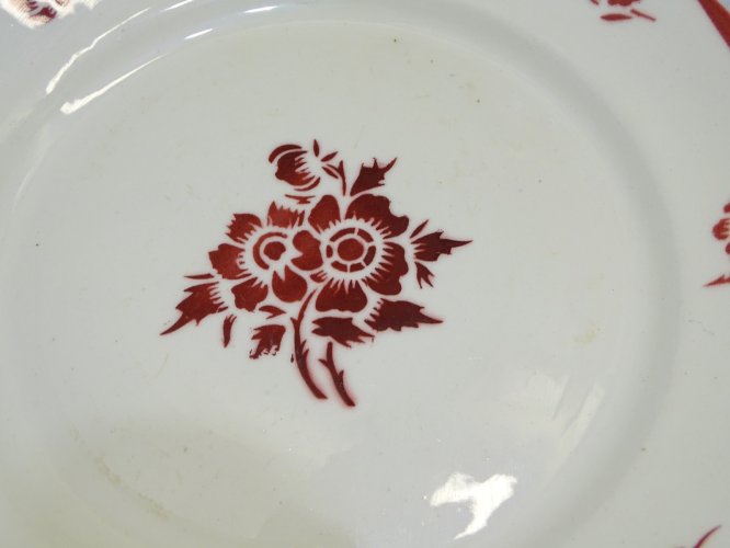 -8 BELLES ASSIETTES A DESSERT CERAMIQUE BADONVILLER modèle MARIE CLAIRE      D