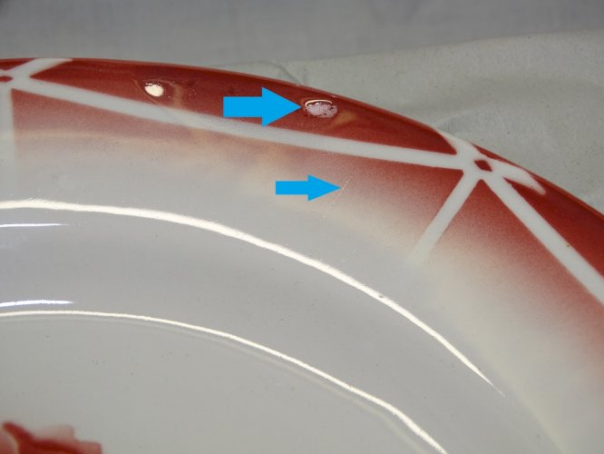 -8 BELLES ASSIETTES de TABLE CERAMIQUE DIGOIN SARREGUEMINES modèle CIBON     D
