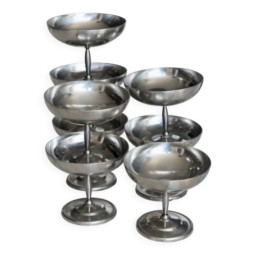 8 coupelles à glace / champagne - Vintage