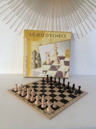 8 ⚜️ Jeu de Société Le Jeu D'échecs Pieces En Bois Jeux Ducale Complet Réf 9500