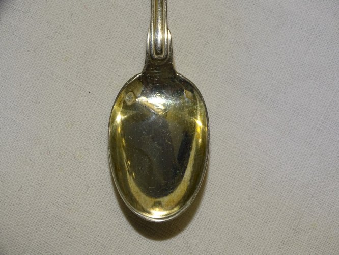 -8 PETITES CUILLERES A MOKA ou CAFE ARGENT COQUILLE Poinçon MINERVE 1 + ORFEVRE
