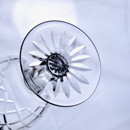 8 verres à vin ancien en cristal maison Orrefors collection Karolina