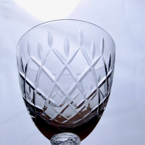 8 verres à vin ancien en cristal maison Orrefors collection Karolina