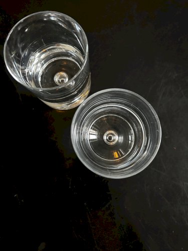 8 verres en cristal scandinaves Tapio Wirkkala