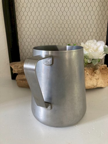 824⚜️ Ancien Grand Pichet Broc de Cantine en Inox LR18/10 Made In France Vintage