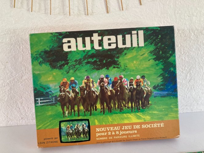 824⚜️ Ancien Jeu Du Tiercé Jeu De Société Auteuil Éditions Edmond Dujardin