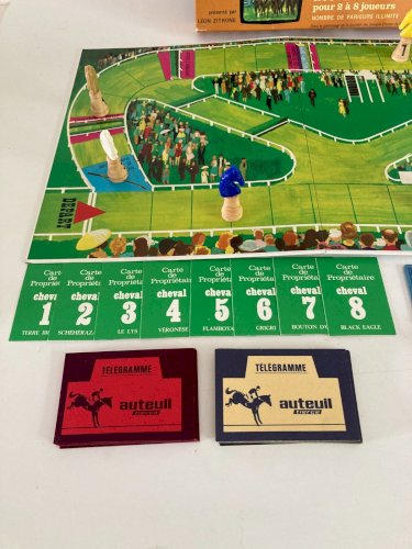 824⚜️ Ancien Jeu Du Tiercé Jeu De Société Auteuil Éditions Edmond Dujardin