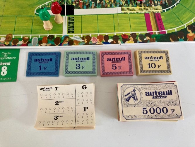 824⚜️ Ancien Jeu Du Tiercé Jeu De Société Auteuil Éditions Edmond Dujardin