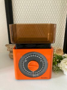 824⚜️ Ancienne Balance Terraillon Vintage Orange 3 Kg Vintage Made In France