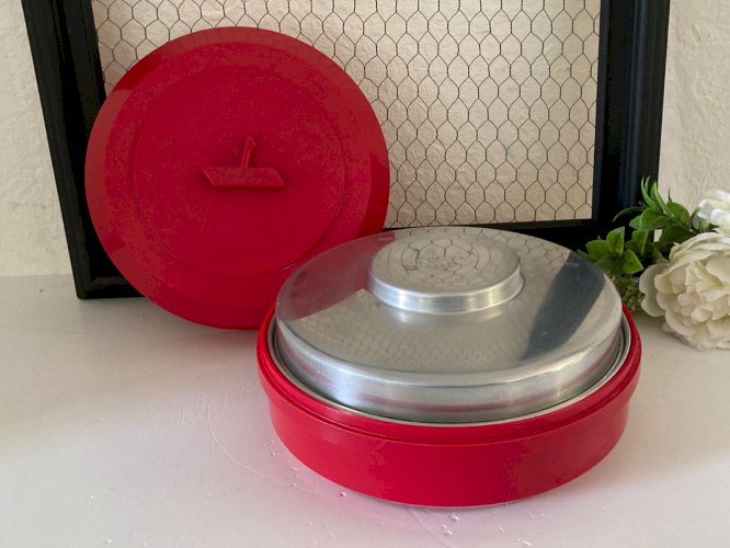 824⚜️ Ancienne Yaourtière Yalacta Pots en Verre Pyrex, Aluminium Vintage