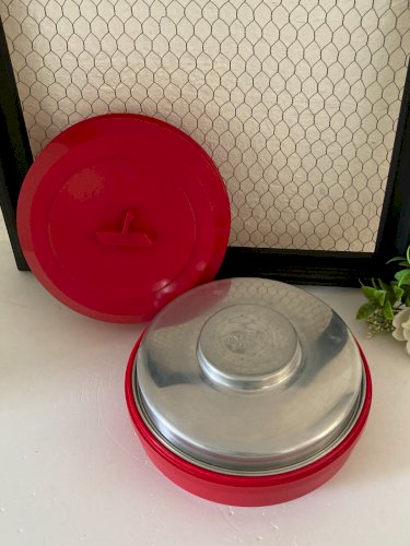 824⚜️ Ancienne Yaourtière Yalacta Pots en Verre Pyrex, Aluminium Vintage