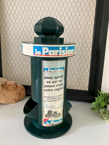824⚜️ Distributeur Sucrier Publicitaire Bistros Le Parisiens Colonne kiosque