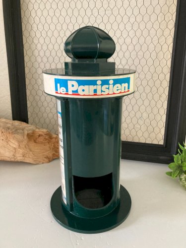 824⚜️ Distributeur Sucrier Publicitaire Bistros Le Parisiens Colonne kiosque