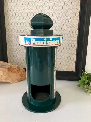 824⚜️ Distributeur Sucrier Publicitaire Bistros Le Parisiens Colonne kiosque