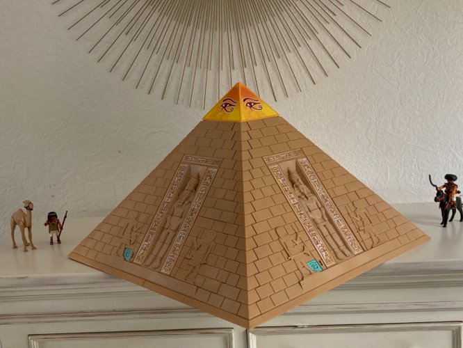 824⚜️ Playmobil- 4240 - Pyramide égyptienne avec Personnages