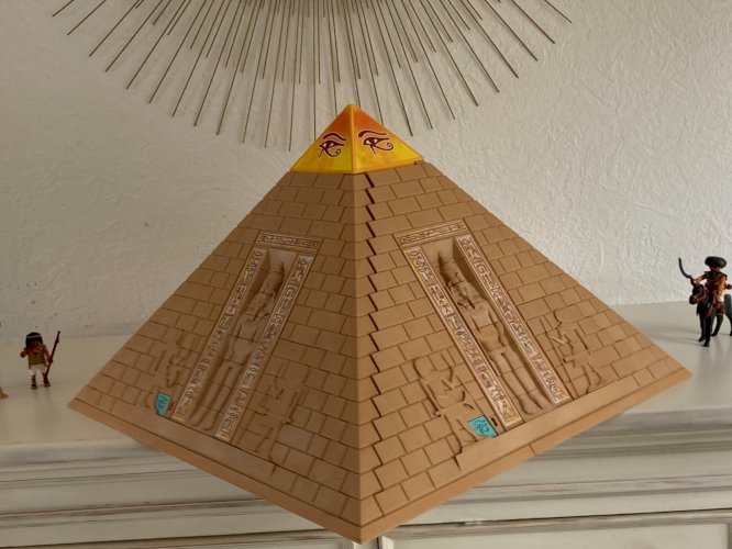 824⚜️ Playmobil- 4240 - Pyramide égyptienne avec Personnages