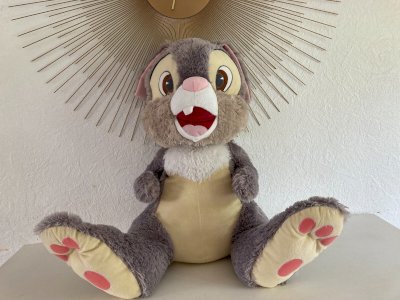 824⚜️ Very Large Stuffed Toy Doudou The Rabbit Panpan Disneyland Height 60 Cm