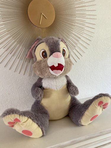 824⚜️ Très Grande Peluche Doudou Le Lapin Panpan Disneyland Hauteur 60 Cm