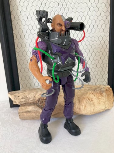 825⚜️ Action Man Figurine Méchant Dr. X Rebuild Reconstruis 2004 Hasbro