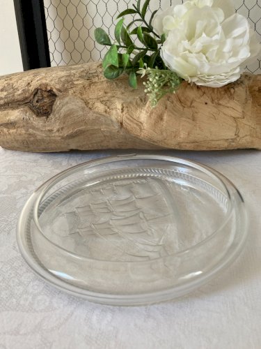 825⚜️ Ancien Cendrier Coupelle Janes Baynes Diamètre 17 Cm