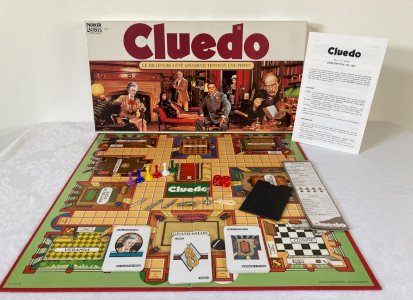 825 ⚜️ Ancien Jeu de Société Cluedo Le Dr Lenoir à été Assassiné Parker Complet