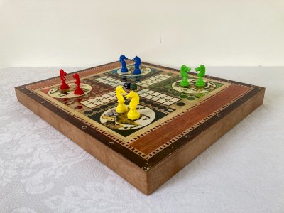 825⚜️ Ancien Jeu de Société Jeu de Petits Chevaux, et Jeu de L'oie Garnier