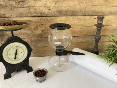 825⚜️ Vintage Bodum Glass French Press Coffee Maker Height 28 cm