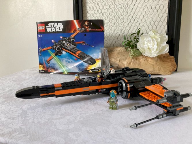 825 ⚜️ Lego Star Wars Vaisseau Réf 75102 Poe's X-Wing Fighter Avec Notice