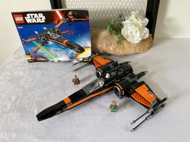 825 ⚜️ Lego Star Wars Vaisseau Réf 75102 Poe's X-Wing Fighter Avec Notice