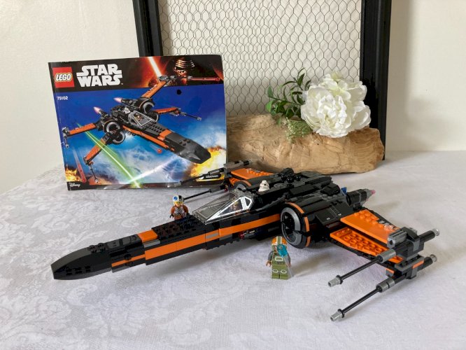 825 ⚜️ Lego Star Wars Vaisseau Réf 75102 Poe's X-Wing Fighter Avec Notice