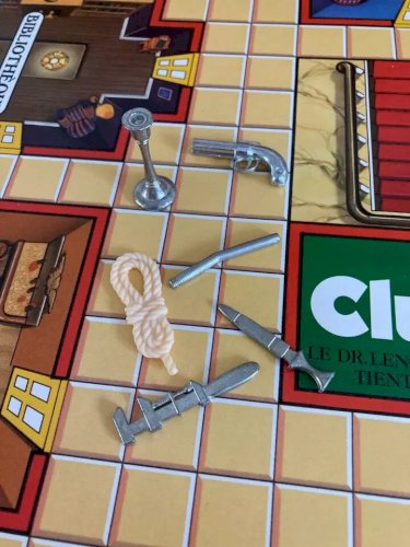 9 ⚜️ Ancien Jeu de Société Cluedo Le Dr Lenoir à été Assassiné ! Parker Complet