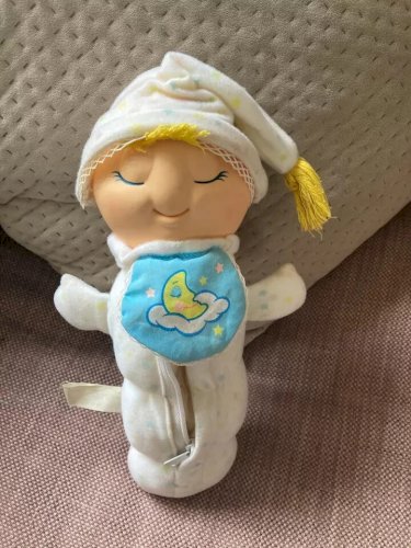 9 ⚜️ Ancienne Peluche Doudou Jemini Luciole Veilleuse Jour et Nuit Vintage