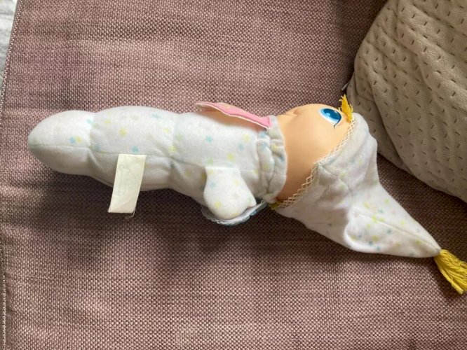 9 ⚜️ Ancienne Peluche Doudou Jemini Luciole Veilleuse Jour et Nuit Vintage