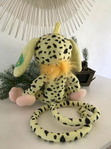 9 ⚜️ Peluche Doudou Marsupilami Marsu 2007 Hauteur 30 Cm