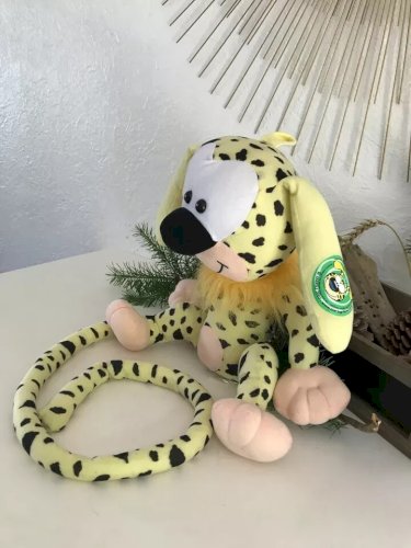 9 ⚜️ Peluche Doudou Marsupilami Marsu 2007 Hauteur 30 Cm